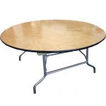 48” Round Child Wood Table