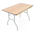 4’x30” Rectangle Wood Table