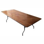 8’x40” Rectangle Queen Wood Table 