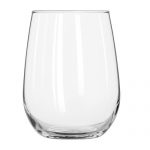 Wine Glass Stem Less 16oz