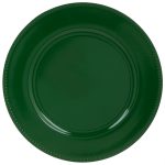 Hunter Green Charger Plate