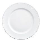 White Charger Plates